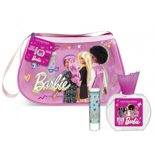 Set Regalo Naturaverde Barbie con 1 eau de toilette 50ml, 1 burrocacao 5,7 ml e 1 borsetta con tracolla