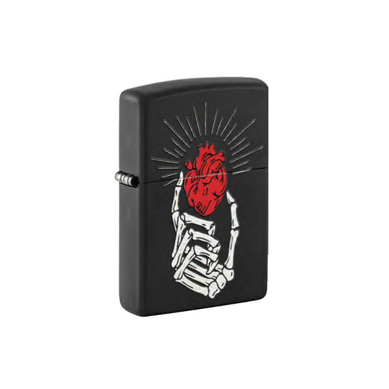 Accendino Zippo Heart in Hand Design