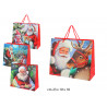 Borse con Babbo Natale cm. 23x10x18