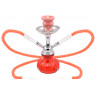 Narghilé 2 tubi Hookah Pumpkin Rosso cm. 25