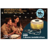 Lampada Roll Light a LED con stringa luci