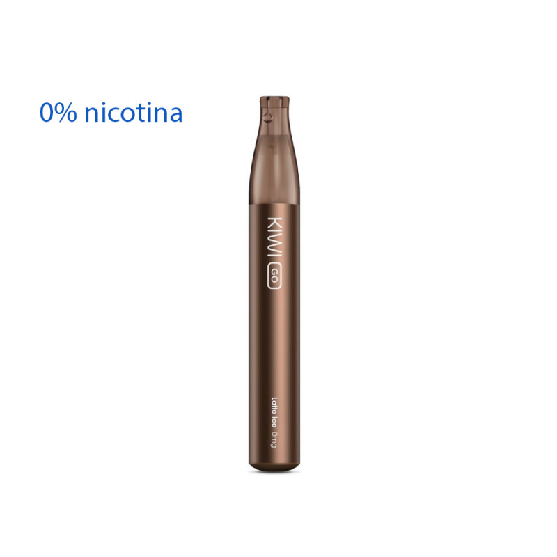 Sigaretta elettronica usa e getta KIWI GO Zero Nicotina Latte Ice 2 ml