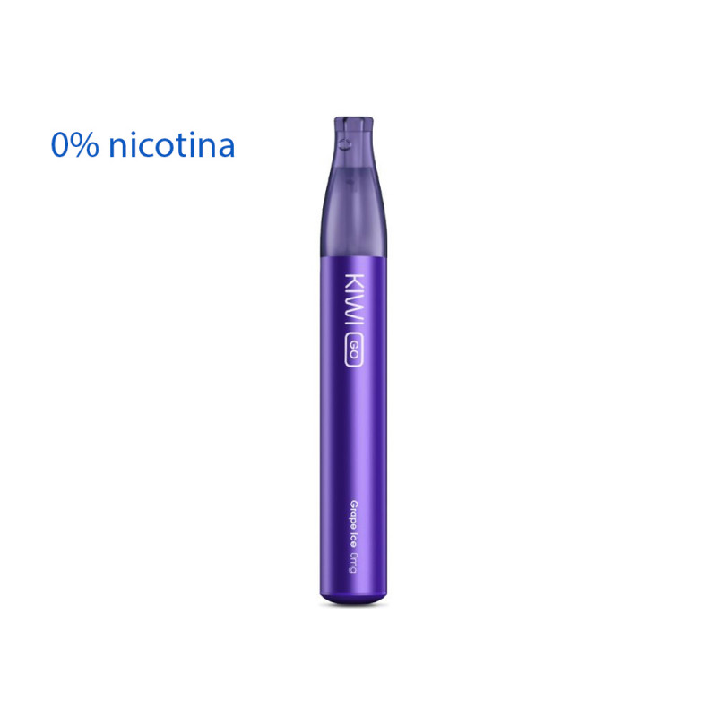 Sigaretta elettronica usa e getta KIWI GO Zero Nicotina Grape Ice 2 ml