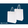 Borse linea Boutique manico cordoncino bianco 26x11x32