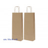 Borsa per bottiglie avana 15x8x40