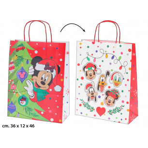 Borse regalo Disney Christmas Minnie cm 36x12x46