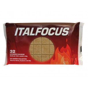 Accendifuoco Italfocus ecologico 32 cubetti per astuccio prezzo ad astuccio