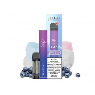 Elfbar Elfa Device e Pod Blueberry Cotton Candy 2 ml