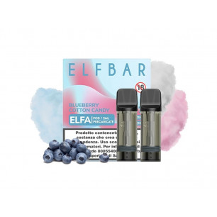 Elfbar Elfa 2 Pod monouso Blueberry Cotton Candy 2 ml