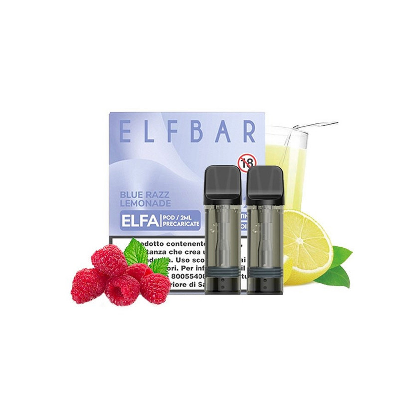 Elfbar Elfa 2 Pod monouso Blue Razz Lemonade 2 ml