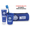 Set Squadra Inter con 1 dentifricio 75ml, 1 spazzolino, 1 bicchiere e 1 astuccio SENZA CONFEZIONE