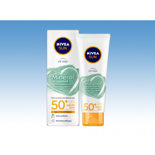 Crema solare Nivea viso mineral FP50 da 50 ml