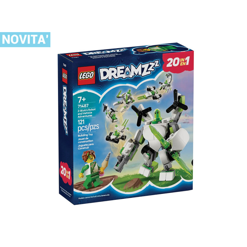 Lego Dreamzzz Le avventure del robot e del veicolo di Z-Blob