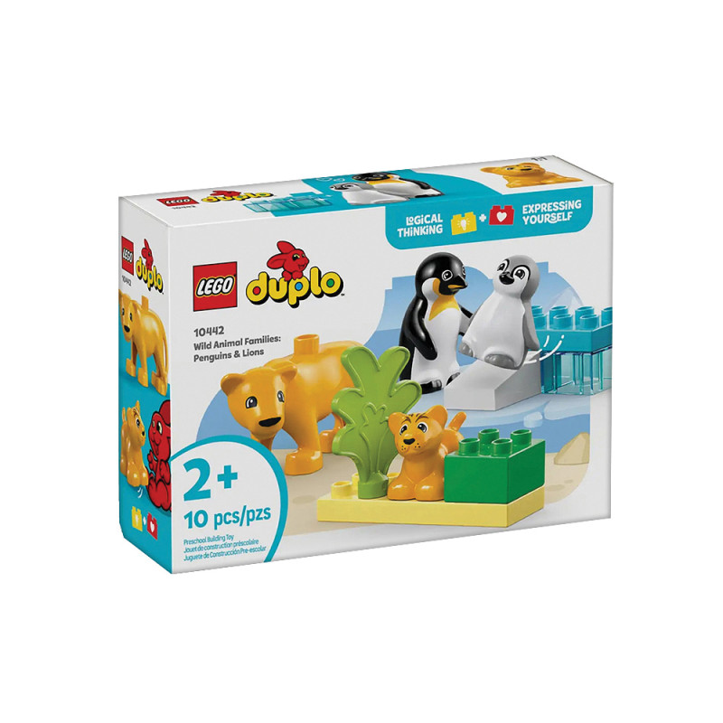 Lego Duplo Famiglie di animali pinguini e leoni