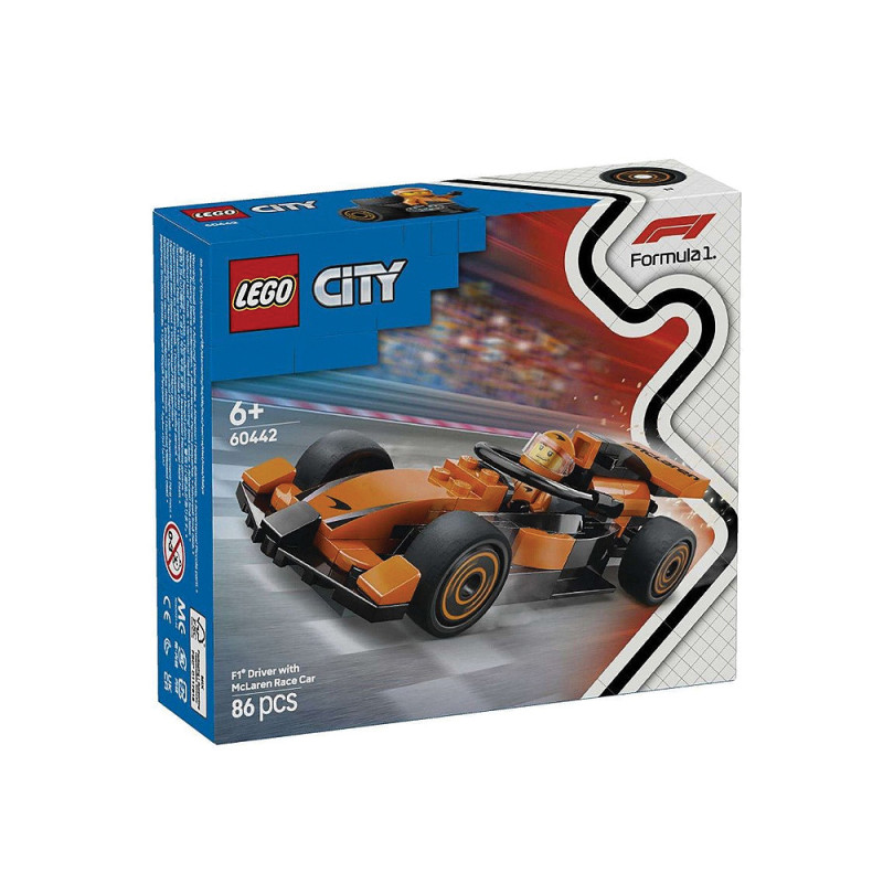 Lego City Pilota e monoposto Mclaren F1