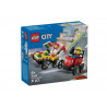 Lego City pack veicoli da corsa Pizzaiolo contro Pompiere