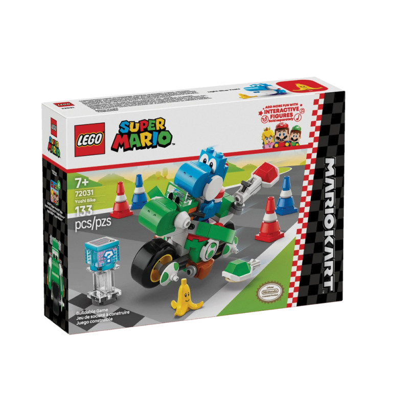 Lego Mario Kart moto Yoshi