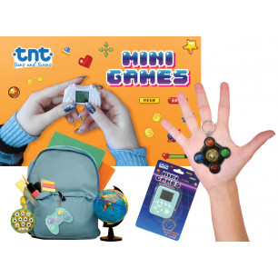 Gioco TnT Mini Arcade videogames tascabili diplay 12 pz ass.