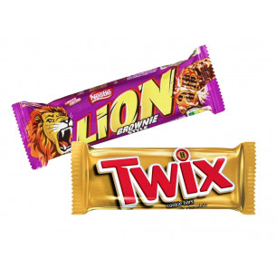 OMGGIO 2 Lion Brownie e 6 Twix SCADENZA 28 FEBBRAIO 2025