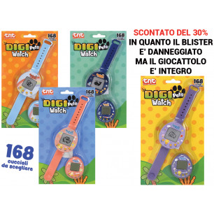 Gioco TnT Digi Pets Watch Braccialetto cuccioli digitali BLISTER DANNEGGIATO diplay 8 pz ass.