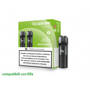 Geek Bar J1 2 Pod monouso Menthol 2 ml