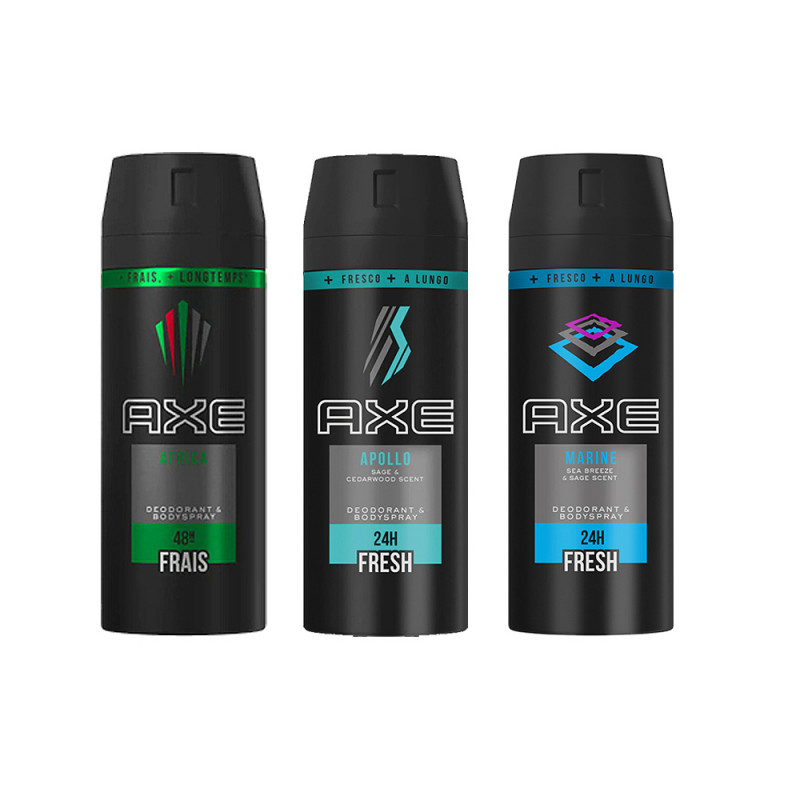 Deodoranti Axe 150 ml Assortiti in 3 profumazioni