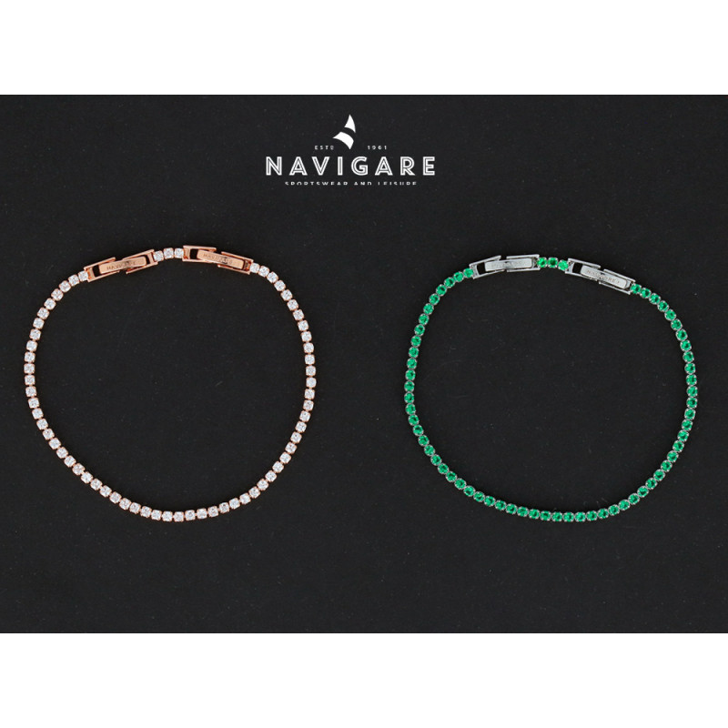 Bracciale Navigare donna tennis con cristalli mod A