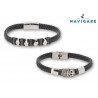 Bracciale Navigare uomo in ecopelle mod B