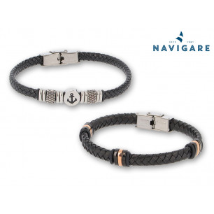 Bracciale Navigare uomo in ecopelle mod A